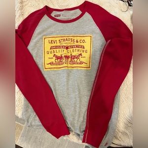 Levi’s long sleeved Henley. Excellent condition.  Size XL.